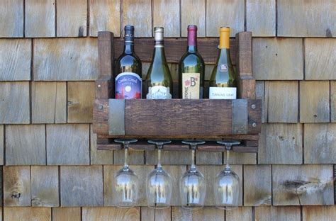Reclaimed Wine Barrel Wine Rack Pallet Wine By Barhomedesigns