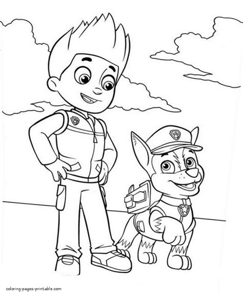 Watch and listen as the. Ryder Coloring Pages - Coloring Home