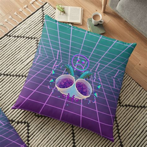 Lean Vaporwave Aesthetic Floor Pillow For Sale By Johnmdoe Redbubble