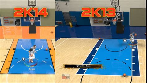 Nba 2k13 And 2k14 Graphical Differences Youtube