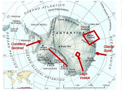 Mapa De La Antartida