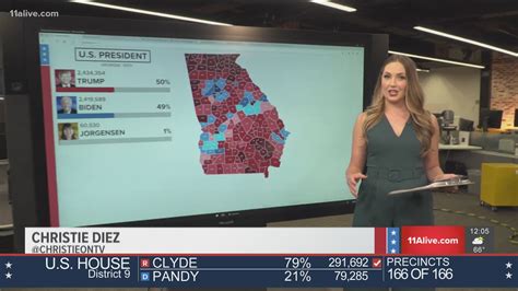 Due to court order, absentee ballots will continue to be accepted after election day. Live Georgia presidential election 2020 results by county ...