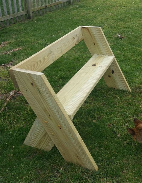 Simple Yet Strong And Surprisingly Comfortable I Build This Bench In
