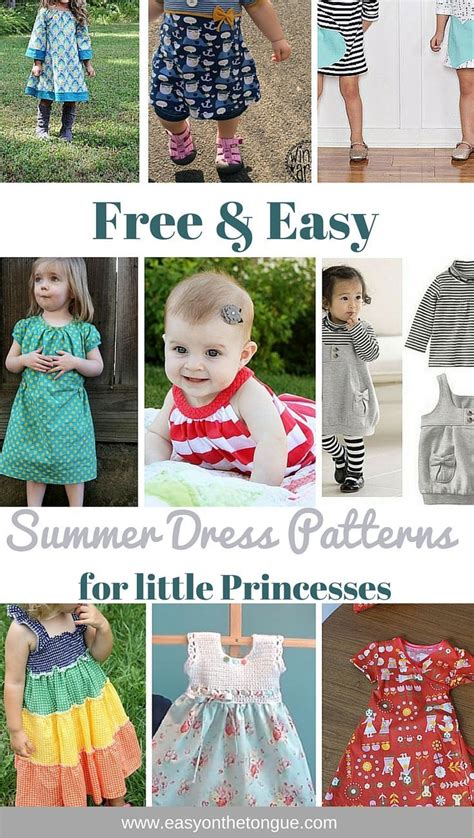Free And Easy Dress Patterns For Little Girls Summer Dress Patterns