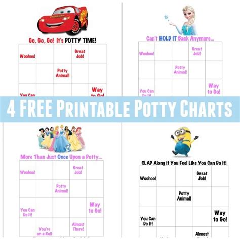 Free Printable Cars Potty Training Chart Trinidad Allman