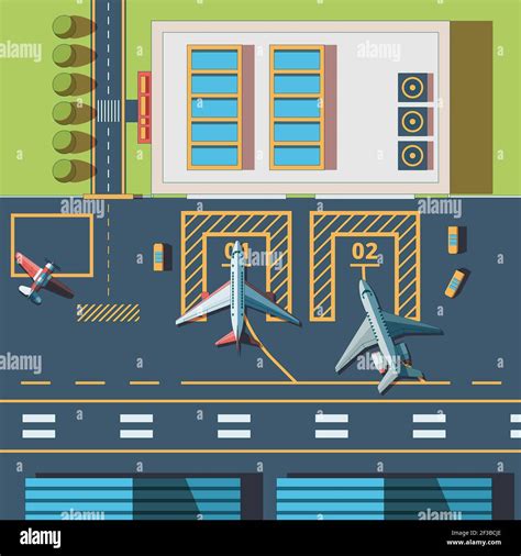 The Airport Building Stock Vector Images Alamy