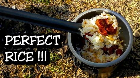 How To Cook Perfect Rice Outdoors For Camping Backpacking Hiking Youtube