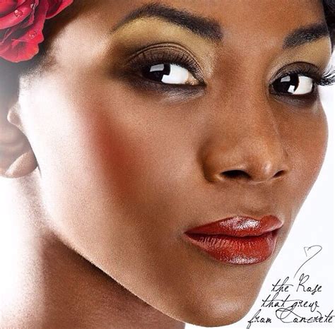Genevieve Nnaji Nigerian Actress Dark Skin Makeup Makeup For Black Women Black Natural