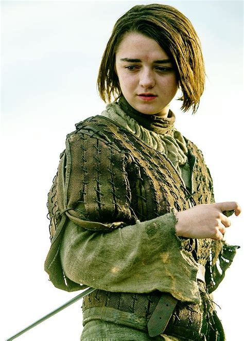 Maisie William As Arya Stark In Game Of Thrones Season 5 Juego De
