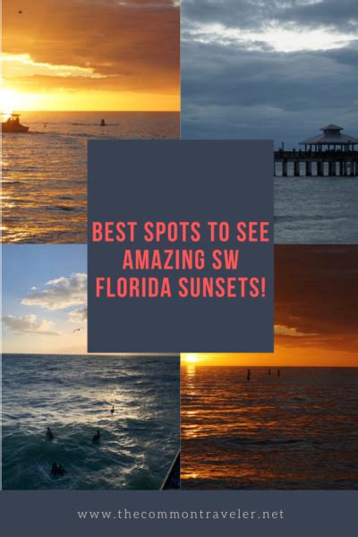 Best Places To Watch The Sunset In Sw Florida The Common
