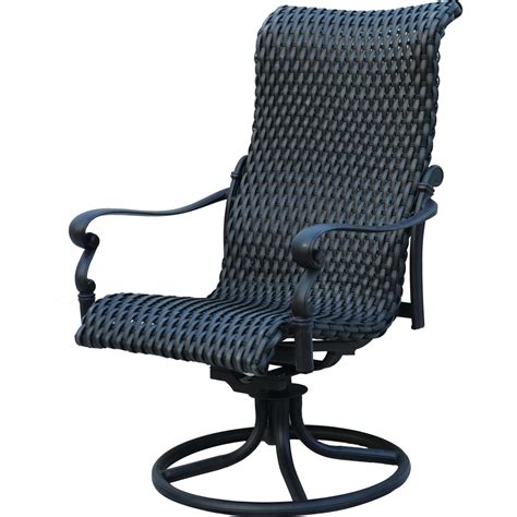 .swivel patio bar chairs and bar table, all weather steel frame furniture for backyard,garden (chairs&table set) (2pcs) reviews 2019 in this video in case you have no time to do that by vongrasig 9 piece small patio dining set, outdoor space saving wicker dining furniture sets Patio Furniture Wicker Aluminum Rocker Swivel Chair (Set/2 ...