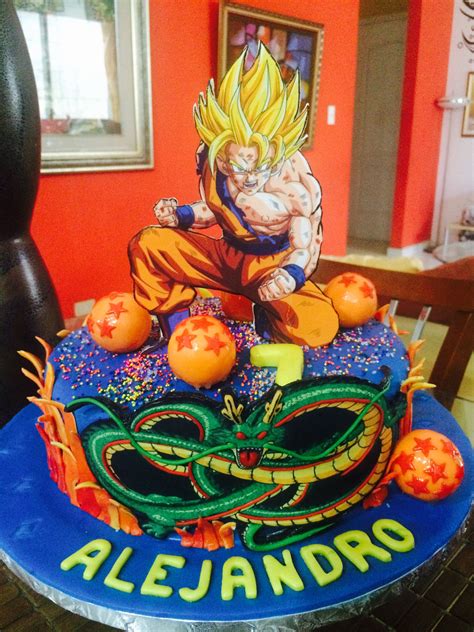 Explore the best ideas to celebrate a dragon ball z party using lots of drogan ball z birthday crafts to help you give a unique decoration style. Dragon ball z cake | Goku birthday, Dragon ball, Dragon ball z