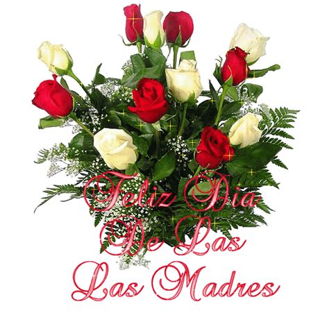 Imágenes De Feliz Día De Las Madres En Movimiento Con Rosas Y Flores