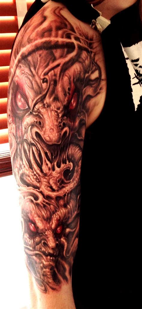 Https://tommynaija.com/tattoo/demon Half Sleeve Tattoo Designs