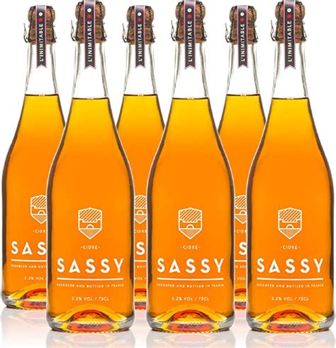 Maison Sassy Cidre Brut 52 Vol Alc 6x75cl Fabriqué En