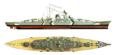 German Battleship Bismarck Blueprint Download Free Blueprint For 3d
