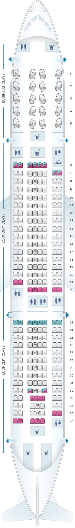 Airbus A330 200 Seating Chart American Airlines