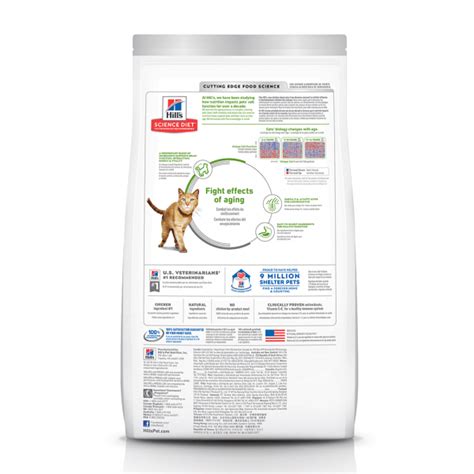 Hills Science Diet Adult Cat 7 Senior Vitality Agline