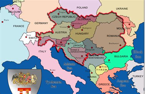 Map Of Europe Austria Hungary Maps Of The World