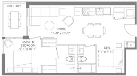 650 Sq Ft Apartment Floor Plan