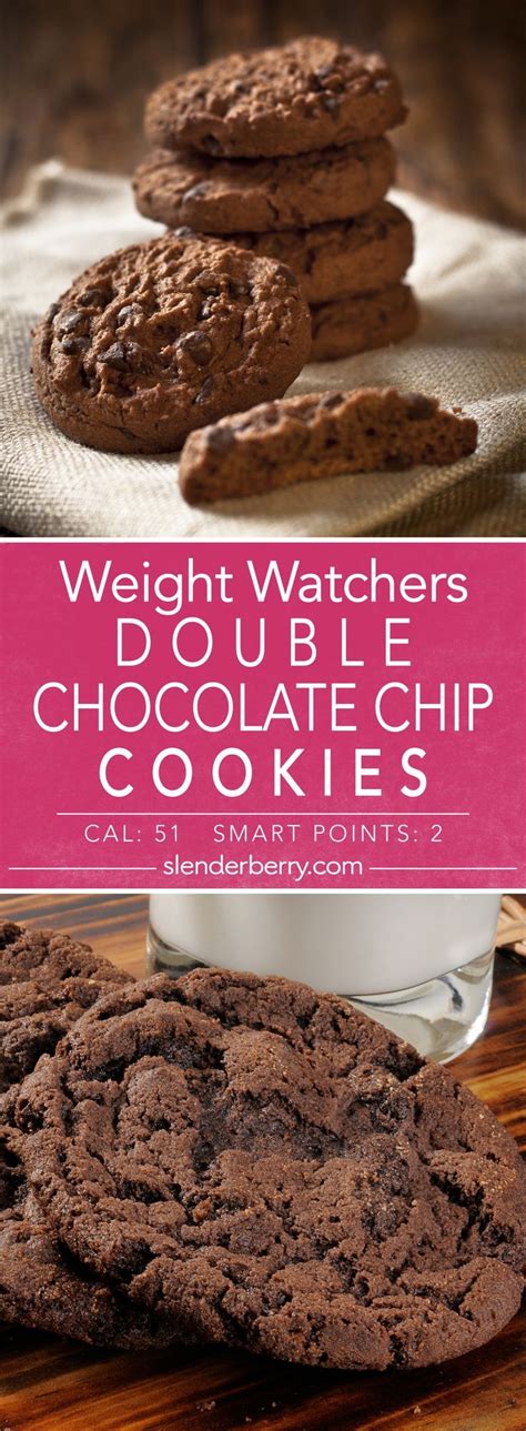 Pure vanilla extract works best in this double chocolate chip cookie recipe. Skinny Double Chocolate Chip Cookies - Slenderberry - Yummy Recipes