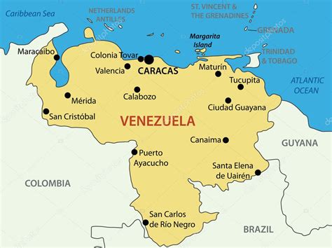 Venezuela Karta Gorje Karta