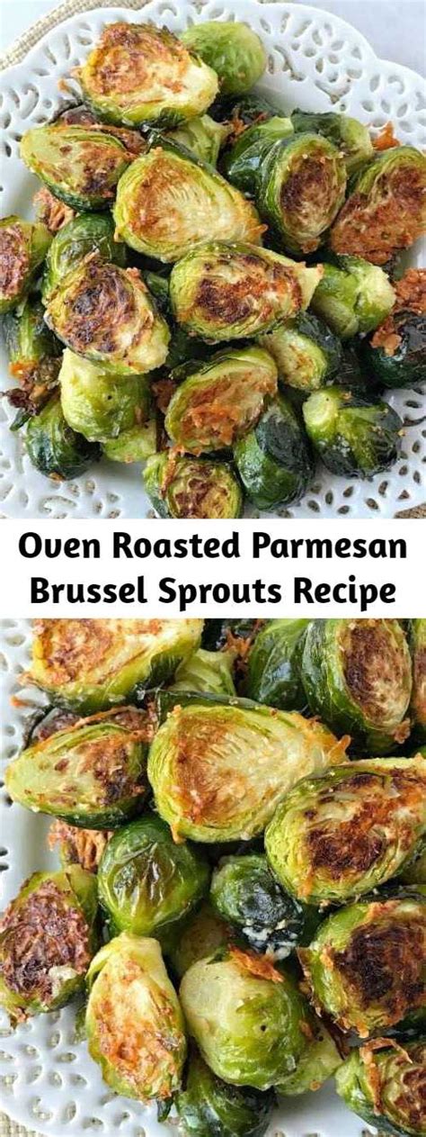 Oven Roasted Parmesan Brussel Sprouts Recipe 9am Chef