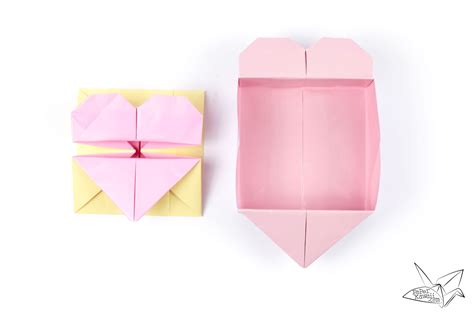 Origami Opening Heart Box Envelope Tutorial Envelope Tutorial