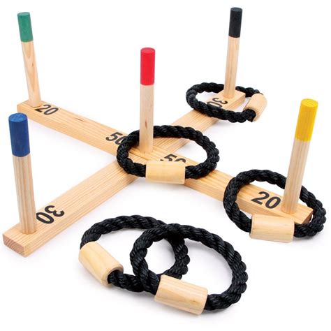 Wooden Quoits Game Physical Development From Early Years Resources Uk