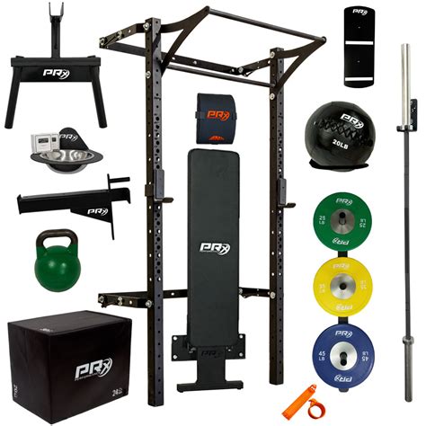 Mens Profile Pro Elite Package With Folding Bench Complete Home Gy