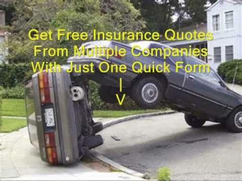 Free car insurance quotes - Get multiple quotes with one form - WATCH