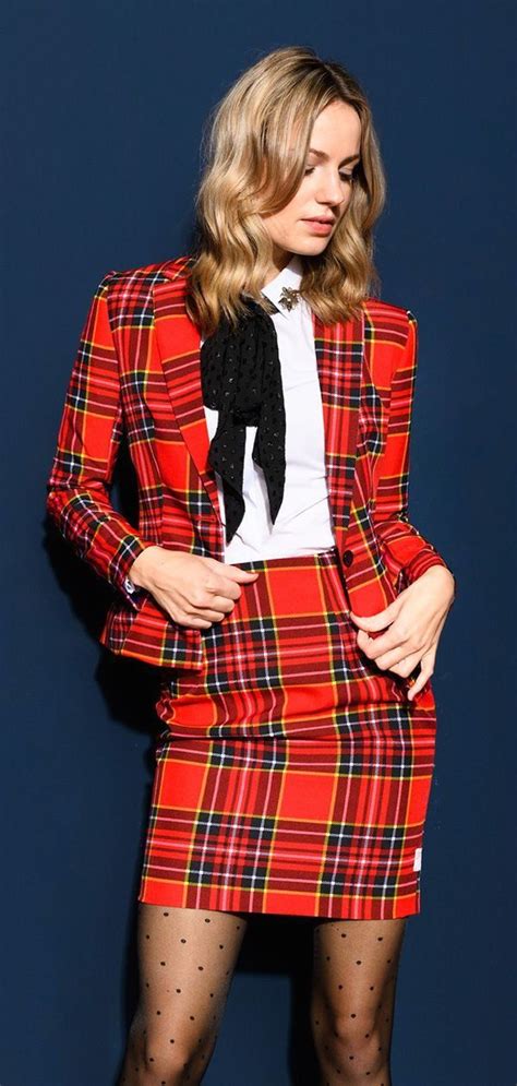 A thanksgiving variant of my powersuit. Lumberjackie | Women's Tartan Suit | Women's Plaid Suit ...