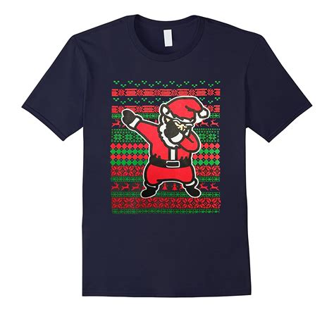 Dabbing Santa Claus T Shirt Funny Christmas Xmas Tee Shirt Bn Banazatee