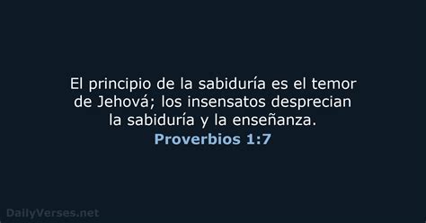 Proverbios 17 Versículo De La Biblia Rvr95