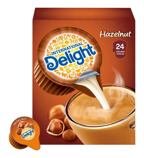 International Delight Hazelnut Coffee Creamer Singles 24 Count