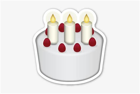 Birthday Cake Emoji De Torta De Whatsapp Free Transparent Png