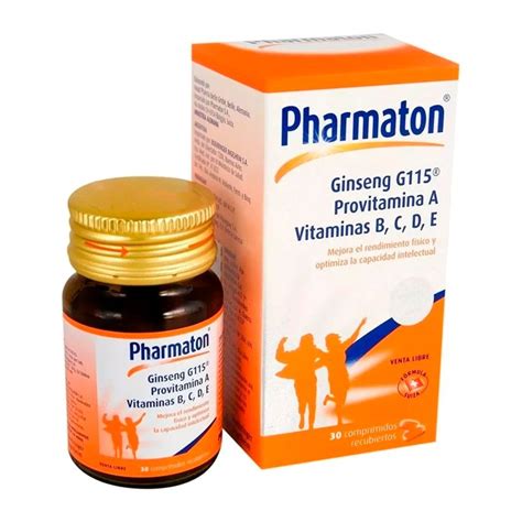 Pharmaton Ginseng G115 Provitamina A Caja De 30 Comprimidos Punto Farma