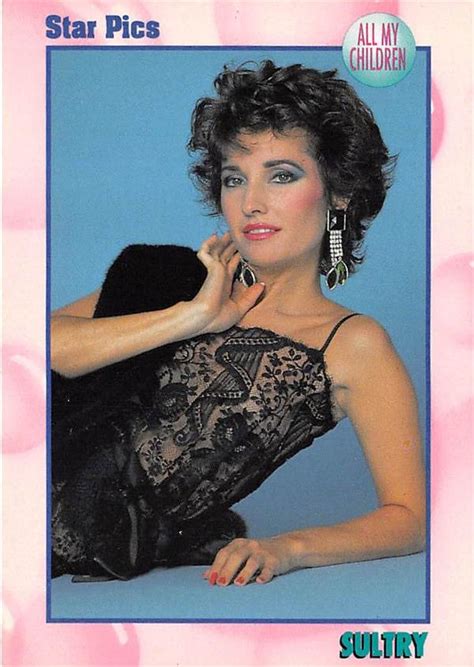 Susan Lucci Erica Kane Trading Card All My Children 1991 Star 67 Black