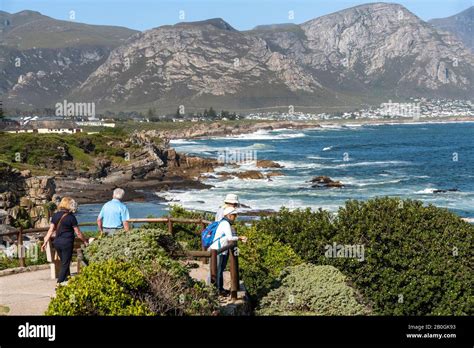 Hermanus Western Cape South Africa Dec 2019 People Walking On The