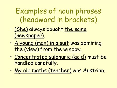 Nouns Presentation English Language