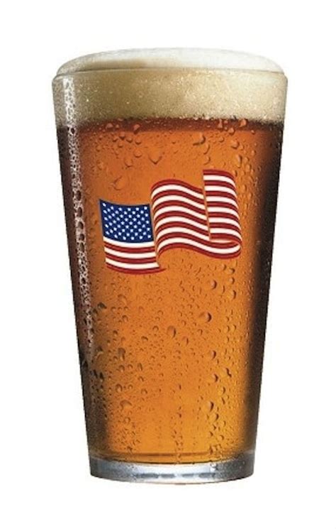 The American Pint Glass Patriotic Beer Pint Glass Pint