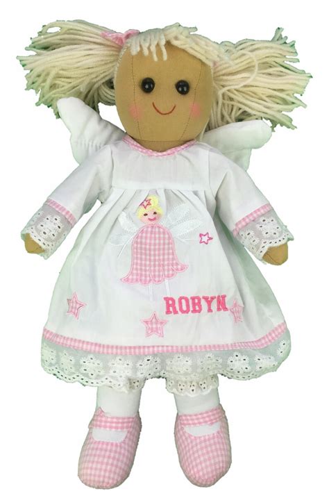 Personalised Angel Rag Doll Etsy