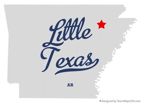 Map Of Little Texas Craighead County Ar Arkansas