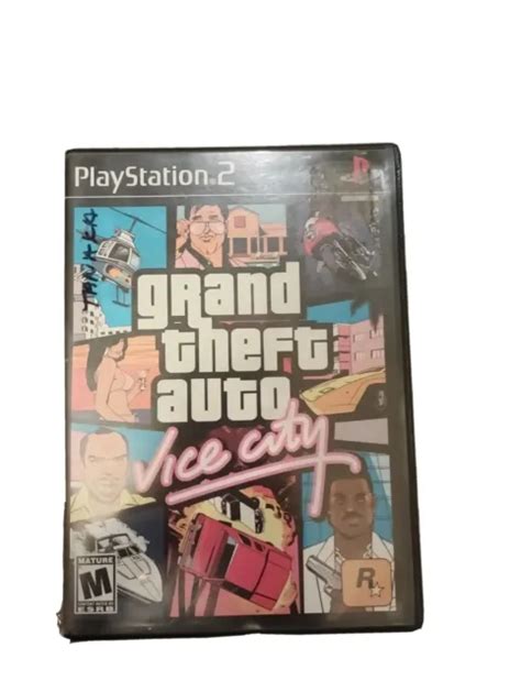 Gta Grand Theft Auto Vice City Ps2 Complete With Manual And Map Fully