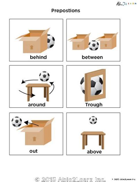 Learn Prepositions Flashcards Free Teaching Resources
