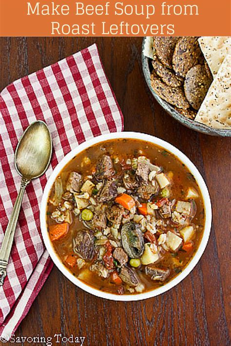 Whichever route you choose, professional. Vegetable Beef Soup made with roast beef leftovers ...