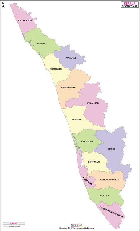 Find District Map Of Kerala Map Showing All The Districts Of Kerala