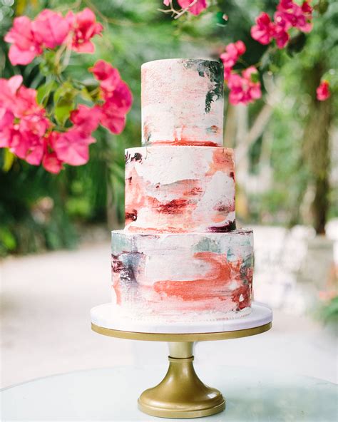 summer wedding cakes that speak to the season martha stewart weddings