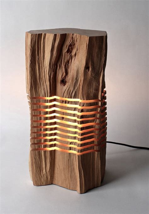 Unique Lighting Wood Sculpture Home Decorating Trends Homedit