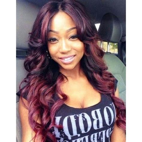 hair color celebrity sew in hairstyles black women liked on polyvore featuring hair hair
